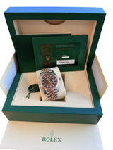 Rolex Datejust 41mm Two-Tone Rose Gold Steel Fluted Bezel Jubliee Watch 126331