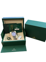 Rolex Oyster Perpetual 41mm Lavender Dial Stainless Steel Men's Watch 134300