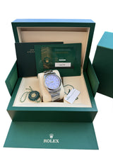 Rolex Oyster Perpetual 41mm Lavender Dial Stainless Steel Men's Watch 134300