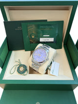 Rolex Oyster Perpetual 41mm Lavender Dial Stainless Steel Men's Watch 134300