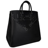 Hermes HAC 40 Connect the Dots Limited Edition Black Evergrain Leather Handbag