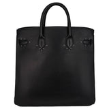 Hermes HAC 40 Connect the Dots Limited Edition Black Evergrain Leather Handbag