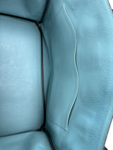 Hermès Birkin 35 Bleu Atoll Epsom Leather With Gold Hardware Handbag