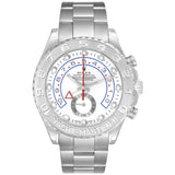 Rolex Yacht-Master II 44mm 18k White Gold & Platinum Oyster Mens Watch 116689