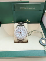 Rolex Yacht-Master II 44mm 18k White Gold & Platinum Oyster Mens Watch 116689