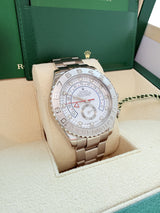 Rolex Yacht-Master II 44mm 18k White Gold & Platinum Oyster Mens Watch 116689