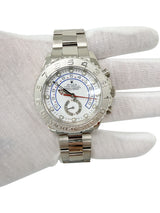 Rolex Yacht-Master II 44mm 18k White Gold & Platinum Oyster Mens Watch 116689