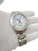 Rolex Yacht-Master II 44mm 18k White Gold & Platinum Oyster Mens Watch 116689