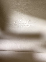 Loro Piana Ostrich L19 Extra Pocket Forest Leaves Green Pouch With Gold Hardware