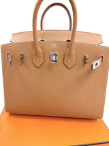 Hermès Birkin Sellier 25 Gold Epsom Leather Palladium Hardware