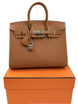 Hermès Birkin Sellier 25 Gold Epsom Leather Palladium Hardware