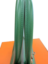 Hermès Birkin 29 Shoulder Light Vert Moyen Evercolor Leather Palladium Hardware