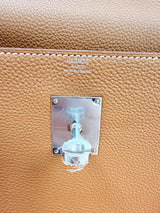 Hermes Kelly Messenger PM 18 Fauve 34 Vache Hunter Leather Palladium Hardware