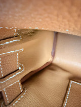Hermes Kelly Messenger PM 18 Fauve 34 Vache Hunter Leather Palladium Hardware