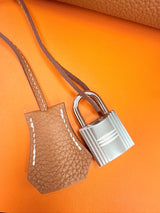 Hermes Kelly Messenger PM 18 Fauve 34 Vache Hunter Leather Palladium Hardware