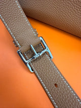 Hermes Kelly Messenger PM 18 Fauve 34 Vache Hunter Leather Palladium Hardware