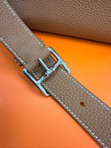 Hermes Kelly Messenger PM 18 Fauve 34 Vache Hunter Leather Palladium Hardware