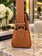 Hermes Kelly Messenger PM 18 Fauve 34 Vache Hunter Leather Palladium Hardware
