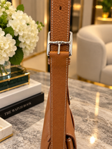 Hermes Kelly Messenger PM 18 Fauve 34 Vache Hunter Leather Palladium Hardware