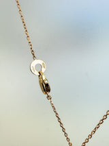Damiani Orbital Diamond Pendant Necklace 18K Rose Gold 18.5 Inches 12.1g