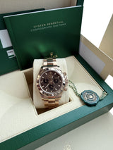 Rolex Cosmograph Daytona 40mm 116505 18K Everose Gold Chocolate Dial Watch
