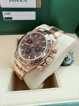 Rolex Cosmograph Daytona 40mm 116505 18K Everose Gold Chocolate Dial Watch