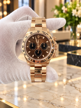 Rolex Cosmograph Daytona 40mm 116505 18K Everose Gold Chocolate Dial Watch