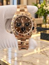 Rolex Cosmograph Daytona 40mm 116505 18K Everose Gold Chocolate Dial Watch