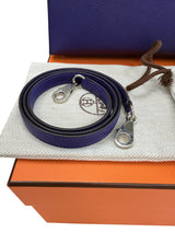 A purple leather shoulder strap with silver-toned hardware Hermès Kelly Sellier 25 Purple Epsom Leather Palladium Hardware 2026 Handbag