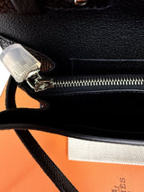 Hermès Kelly To Go Black Shiny Niloticus Lizard Gold Hardware 2026 Wallet Bag