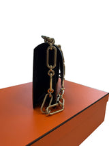Hermès Fonsbelle Chaine Black Box Calfskin Leather Permabrass Hardware Bag