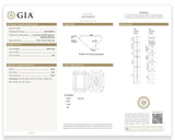 GIA 3.00 Ct Radiant Natural Diamond Ring 14K White Gold I/SI2 Size 6
