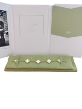 Van Cleef & Arpels Vintage Alhambra Bracelet 5 Motifs Mother Of Pearl 18K Gold