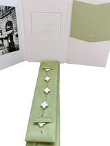 Van Cleef & Arpels Vintage Alhambra Bracelet 5 Motifs Mother Of Pearl 18K Gold