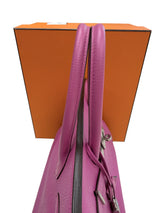 Hermes Birkin 30 Rose Pourpre Togo Leather with Palladium Hardware 2018 Handbag