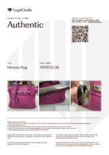 Hermes Birkin 30 Rose Pourpre Togo Leather with Palladium Hardware 2018 Handbag
