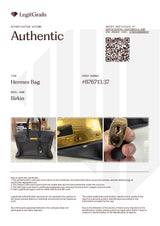 Hermès Birkin 35 Black Togo Leather Handbag with Gold Hardware Lock & Keys 2004