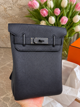 Hermès HAC a Dos PM So Black Togo Leather Crossbody Bag Multitonal Hardware 2025