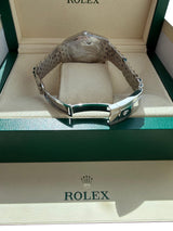 Rolex Datejust 41mm MOP Roman Diamond Dial Smooth Bezel Steel Mens Watch 126300