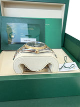 Rolex Datejust 41mm Wimbledon Two-Tone Yellow Gold Fluted Bezel Jubilee 126333