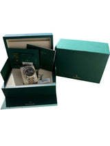 Rolex Datejust 41mm Wimbledon Two-Tone Yellow Gold Fluted Bezel Jubilee 126333