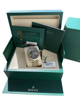 Rolex Datejust 41mm Wimbledon Two-Tone Yellow Gold Fluted Bezel Jubilee 126333