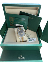Rolex Datejust 41mm Wimbledon Two-Tone Yellow Gold Fluted Bezel Jubilee 126333