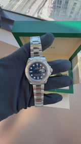 Rolex Yacht-Master 40mm Steel Platinum Blue Dial Oyster Bracelet Watch 126622