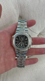 Patek Philippe Nautilus 40.5mm Travel Time Stainless Steel Watch 5990/1A-001