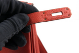 Hermes Kelly 28 Rouge Grenat Epsom Leather Gold Hardware