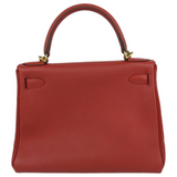 Hermes Kelly 28 Rouge Grenat Epsom Leather Gold Hardware