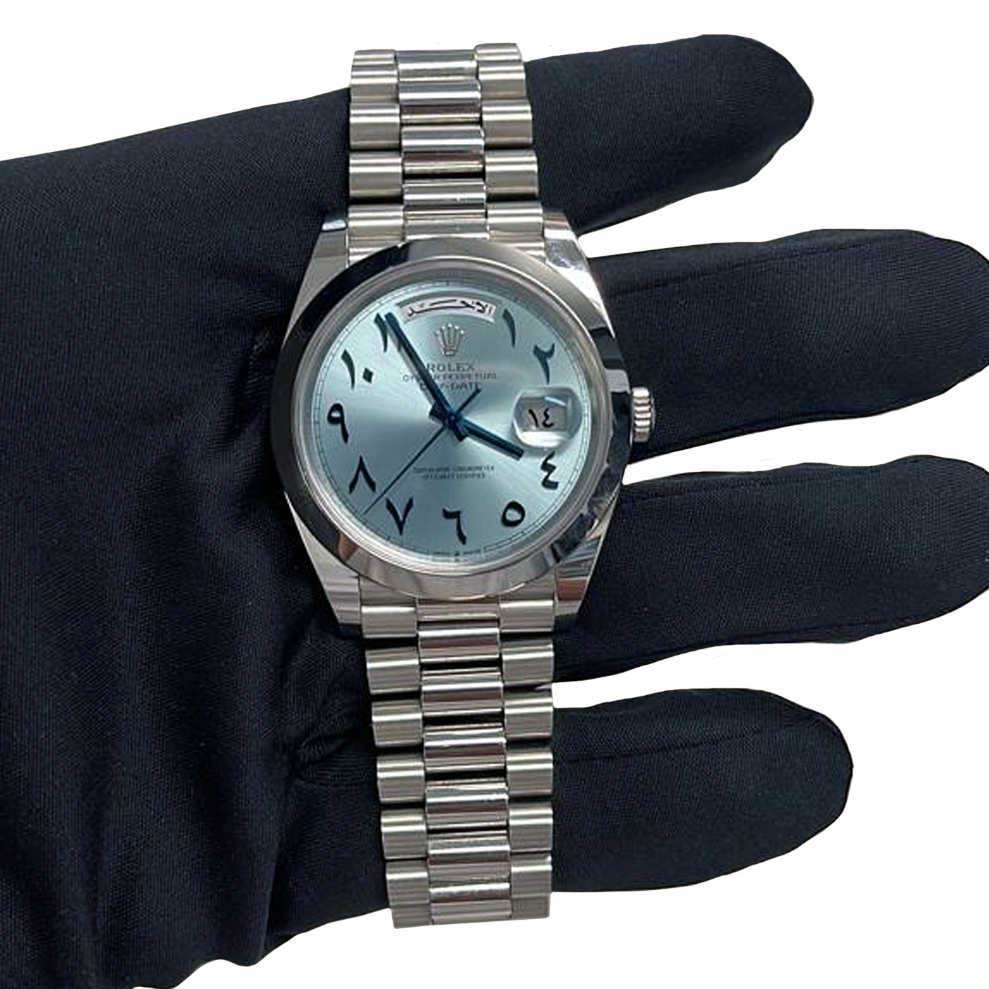 Rolex day date 40 arabic dial hotsell