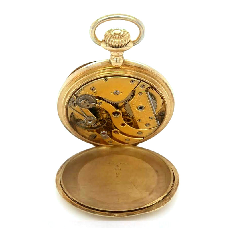 Patek Philippe Waltham Railroad 18K Yellow Gold Manual-Wind Pocket Watch