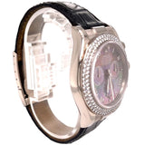 Rolex Daytona Cosmograph 40mm White Gold MOP Diamond Bezel Watch 116589RBR